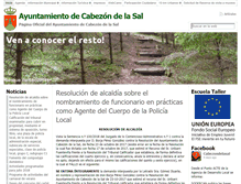 Tablet Screenshot of mail.cabezondelasal.net